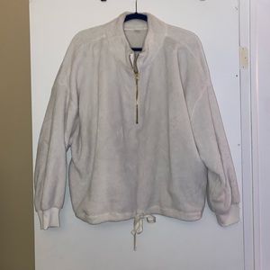 Fuzzy track suit
